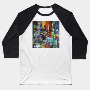 City of London Abstract Painting 849 Baseball T-Shirt